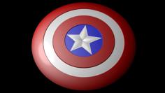 Captain America Shield (Fully Detailed) 3D Printer Model