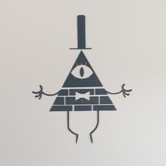 Bill Cipher | Wall Tattoo 3D Printer Model