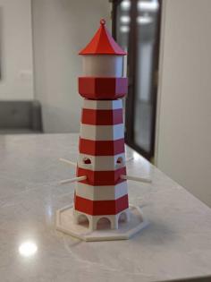 Lighthouse Bird Feeder 3D Printer Model