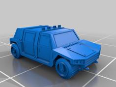 SciFi Vehicle Set 1 – Cars – 6mm 3D Printer Model