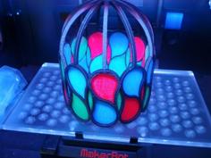 Pseudo Stained Glass Lamp 3D Printer Model