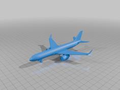 Cargo Plane Easy To Print (1:400 Scale) 3D Printer Model