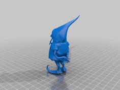 Printable Gnome Hands Behind Back 3D Printer Model