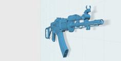 Fallout 4 Assault Rifle 3D Printer Model