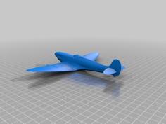 RAF WW II Spitfire 3D Printer Model