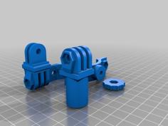 Action Camera Motorcycle Adapter 3D Printer Model