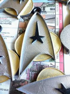 TNG Comm Badge 3D Printer Model