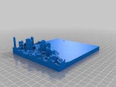 3D MANHATTAN MIDTOWN, NEW YORK, SAMPLES 3D Printer Model