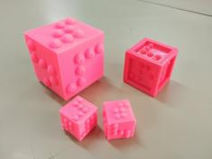 Dice /Dados En Braille 3D Printer Model