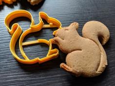 Cookie Cutter – Squirrel – Works Super Easy, Great Results 3D Printer Model