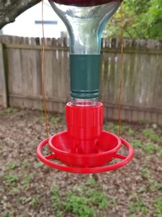 Wine Bottle Bird Feeder (remix) 3D Printer Model