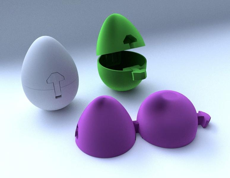 Easter Egg 3d Printer Model Free Download - 3axis.co