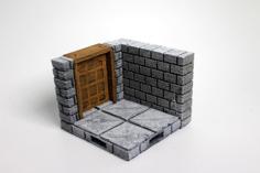 OpenLOCK Cut-Stone Square Doors 3D Printer Model