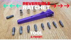 Reversible Ratchet Tool 3D Printer Model