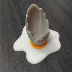 Egg Phone Stand 3D Printer Model