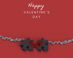 Happy Valentine’s Day KeyChain 3D Printer Model