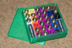 Modular Nozzle Storage Box 3D Printer Model