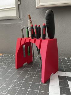 Tool Caddy File Organizer 3D Printer Model