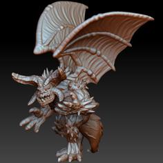 Winged Demon 3D Printer Model