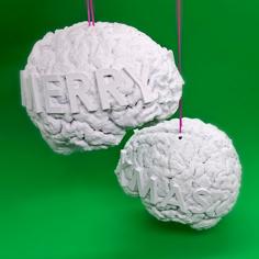 Xmas Brain Decoration 3D Printer Model