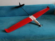 RC Glider 1200 Mm 3D Printer Model