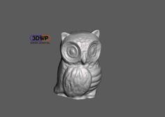 Owl Sculpture 3D Scan 3D Printer Model