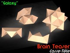 Brain Teaser (Casse-tête) “Galaxy” 3D Printer Model