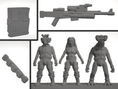 Sculptris Dummies: Star Wars Alien Rebels 3D Printer Model