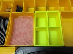 Harbor Freight 20 Bin Storage Case Inserts 3D Printer Model