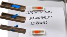 Strong Magnet Whiteboard 3D Printer Model