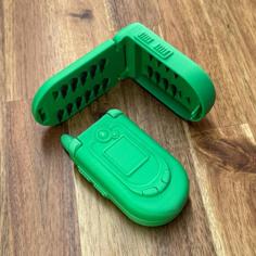 Vintage Phone SD Card Holder 3D Printer Model