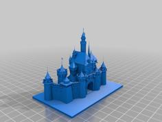 Disneyland Castle (smaller) 3D Printer Model