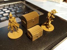 Zombicide Black Plague Objective Chest 3D Printer Model