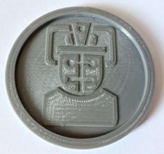 Mondas Cyberman Coaster 3D Printer Model