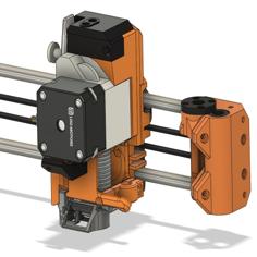 Bondtech BMG MK3S And MK3 Bear X Axis 3D Printer Model