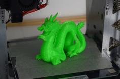 Hi-Res Standford Dragon 3D Printer Model