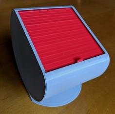 Rolltop Round Box 3D Printer Model