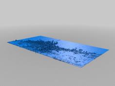 Chicago Skyline 3D Map 3D Printer Model