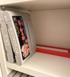 SNES / SFC Spacer For IKEA Gnedby Shelving Unit 3D Printer Model