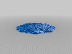 Arabic Calligraphy Low / High Poly 3D Printer Model