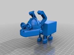 Goddard The Dog From Jimmy Neutron 3D Printer Model