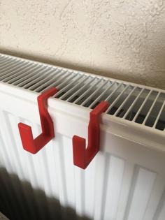 Radiator Hooks 3D Printer Model