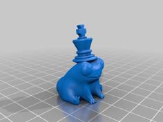 Fred The Frog BUTT He’s A Chess Set 3D Printer Model