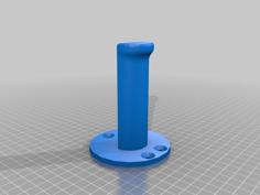 Wall Mount Spool Holder 3D Printer Model