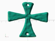 Crusader Cross 3D Printer Model