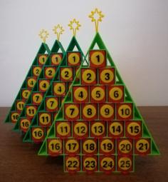 Yet Another Advent Tree 3D Printer Model