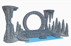 Underground Portal 3D Printer Model