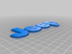 My Jeep Logo 3D Printer Model