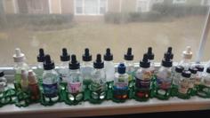 Modular (Vape Juice) Bottle Holders 3D Printer Model