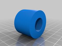 Airsoft Soda Bottle Flash Hider Adaptor 3D Printer Model